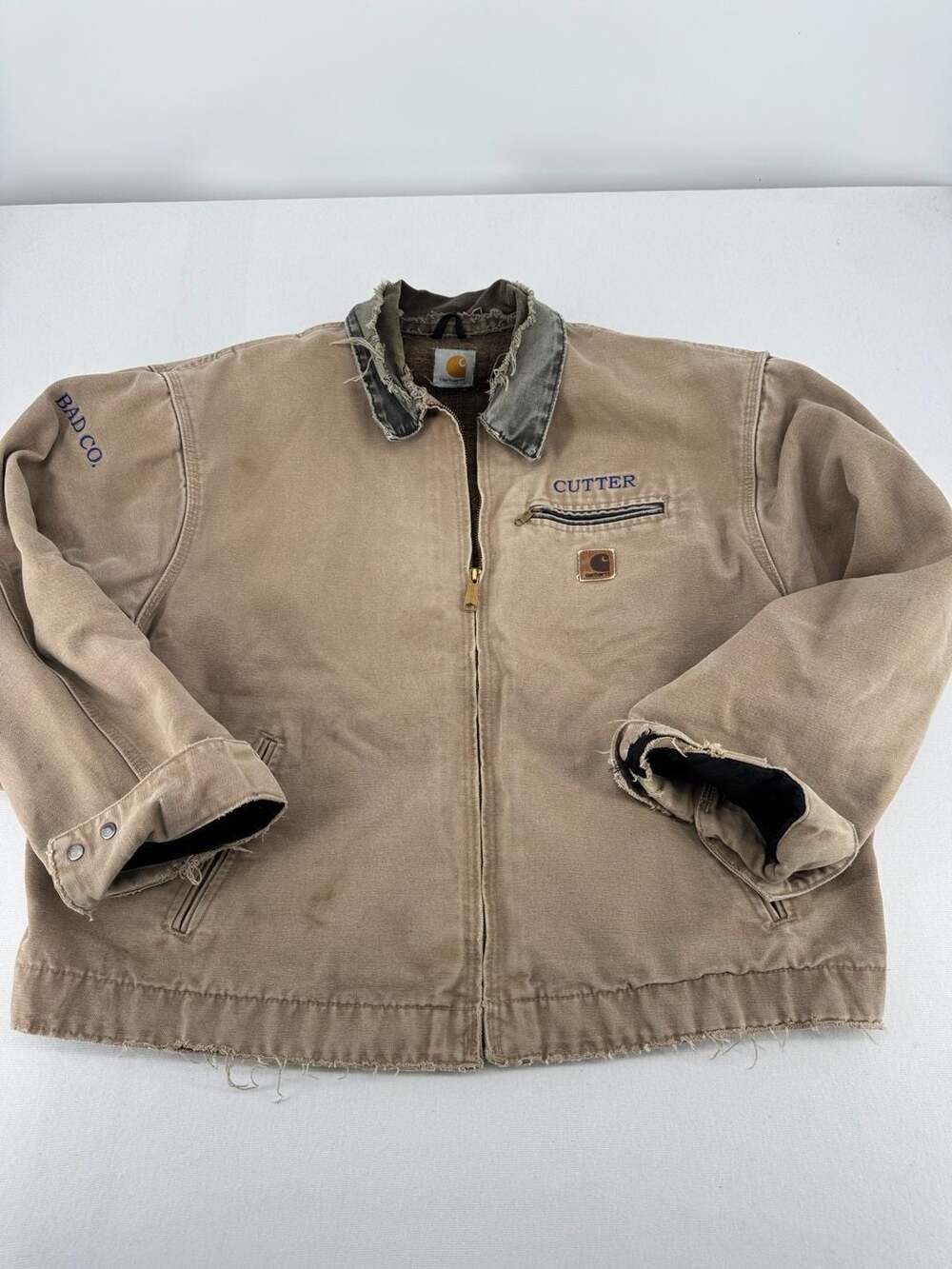 Carhartt J97 Detroit Jacket Distressed Tan